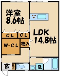 CRESSの物件間取画像